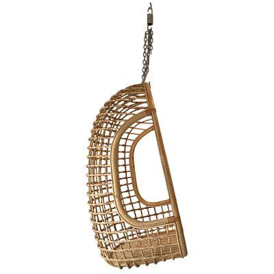 Rattan Egg Cage Armchair . Italy