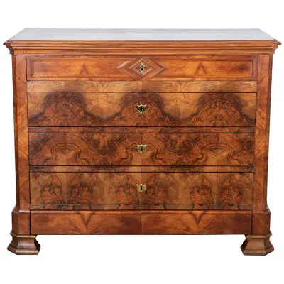 19th Century French Louis Philippe of Period Commode or Dresser