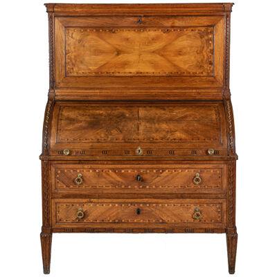 French 18th Century Louis XVI Period Marquetry Desk