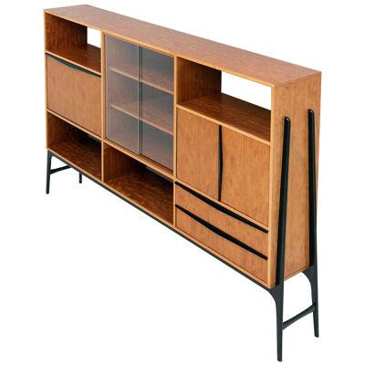 High Bar Cabinet by Alfred Hendrickx for Belform, Belgium - 1950's