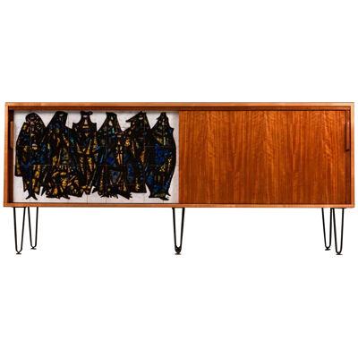 RARE SIDEBOARD BY ALFRED HENDRICKX FOR BELFORM, 1950'S
