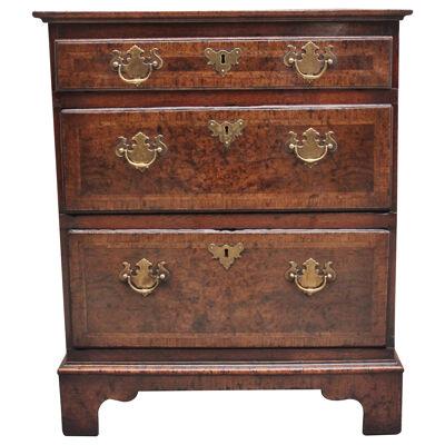 18th Century and later veneered chest of drawers