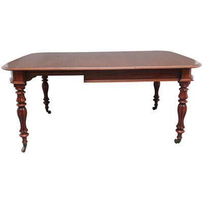 19th Century mahogany dining table