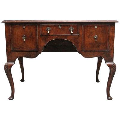 18th Century walnut and feather banded lowboy