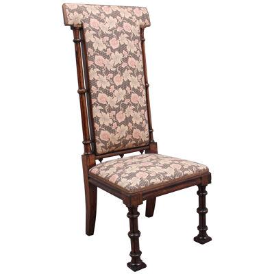 Early 19th Century rosewood chair in the Gothic style