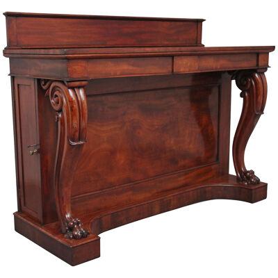 Super quality 19th Century mahogany console table