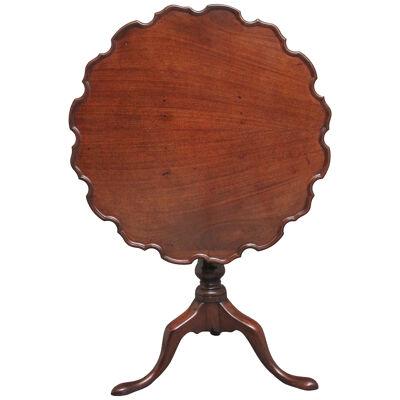 18th Century mahogany tripod table