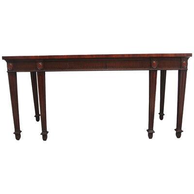 Large early 20th Century mahogany serving table
