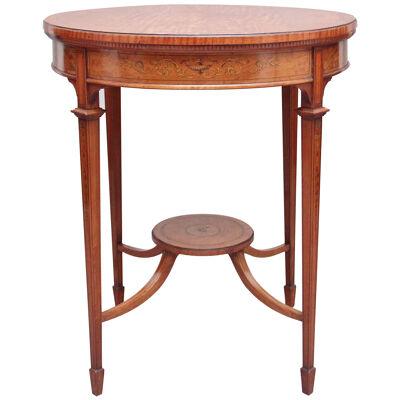 19th Century satinwood occasional table
