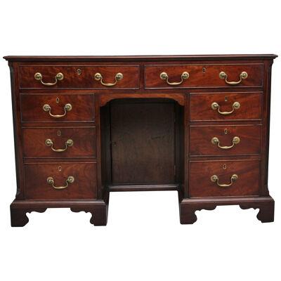 18th Century mahogany kneehole desk