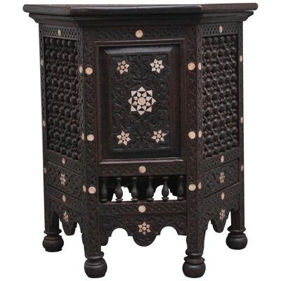 A highly decorative 19th Century Moorish occasional table