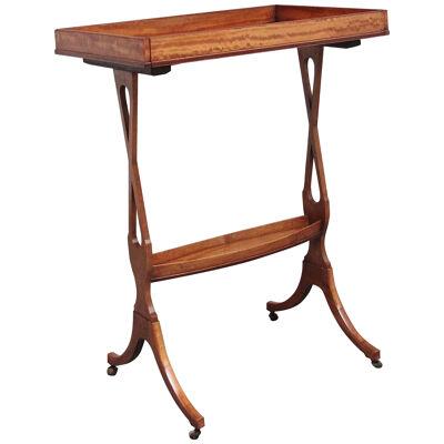 19th Century Sheraton Revival satinwood serving table