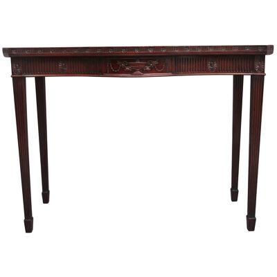Early 20th Century mahogany serpentine serving table