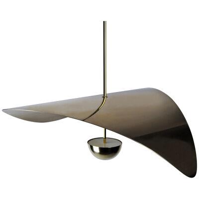 Bonnie Contemporary LED Medium Pendant, Solid Brass or Nickel, Handmade/Finished