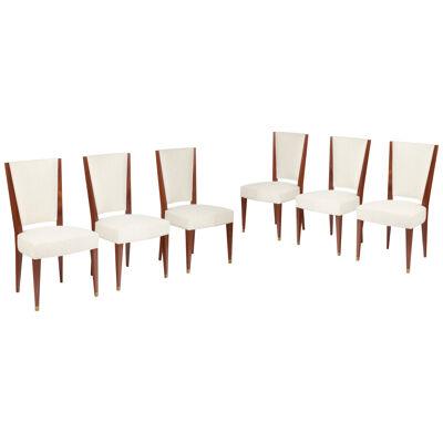 Six Chairs by Eugène Printz, circa 1930