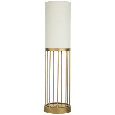 Cage brass table lamp