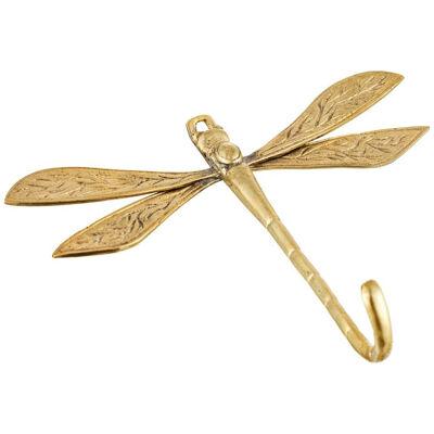 Fauna brass dragonfly hook