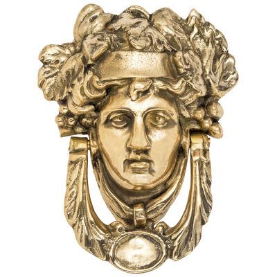 Mytho brass woman knocker