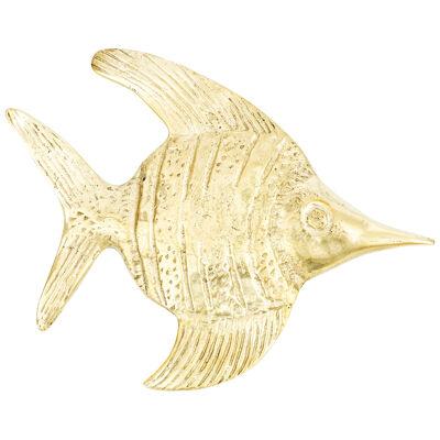 Oceano brass fish knob