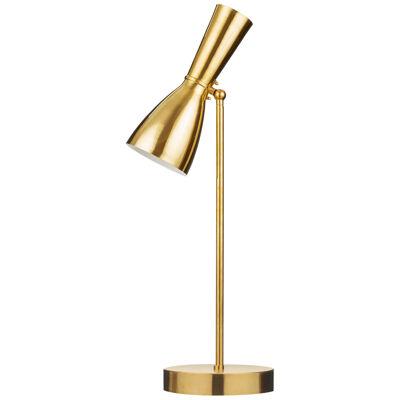 Wormhole brass table lamp €750,00
