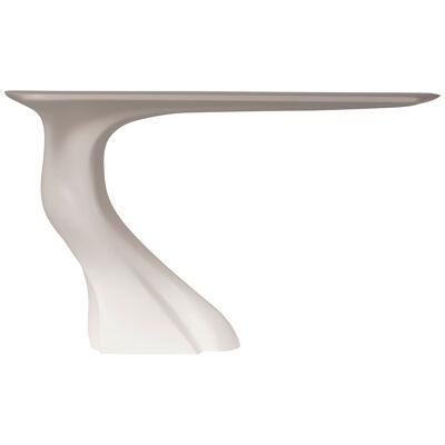 Amorph Frolic wall mounted console table in White lacquer 