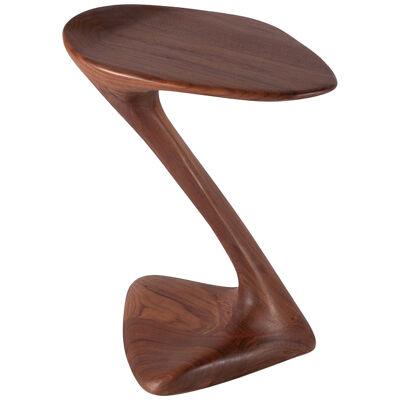 Amorph Palm Side Table, Solid Walnut Wood, Natural Stain