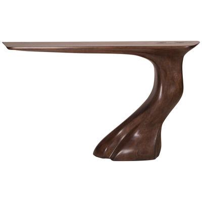 Amorph Frolic Wall Mounted console table in Graphite Walnut stain on Ash wood