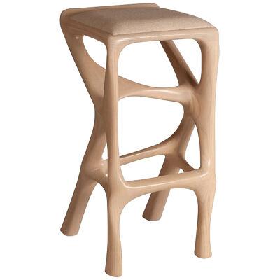 Amorph Chimera stool in Asian Sand on Ash wood 