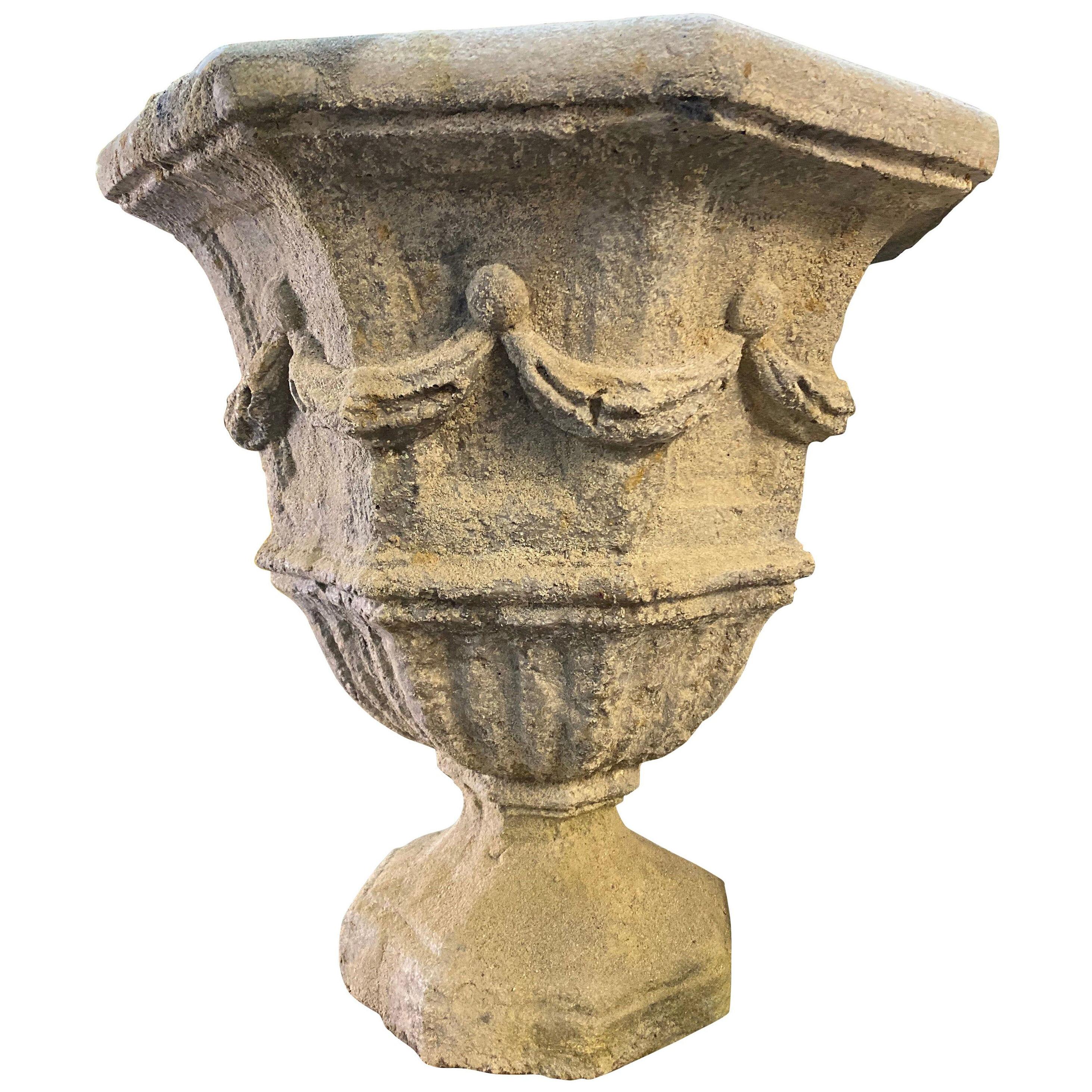 Octagonal Medici Vase