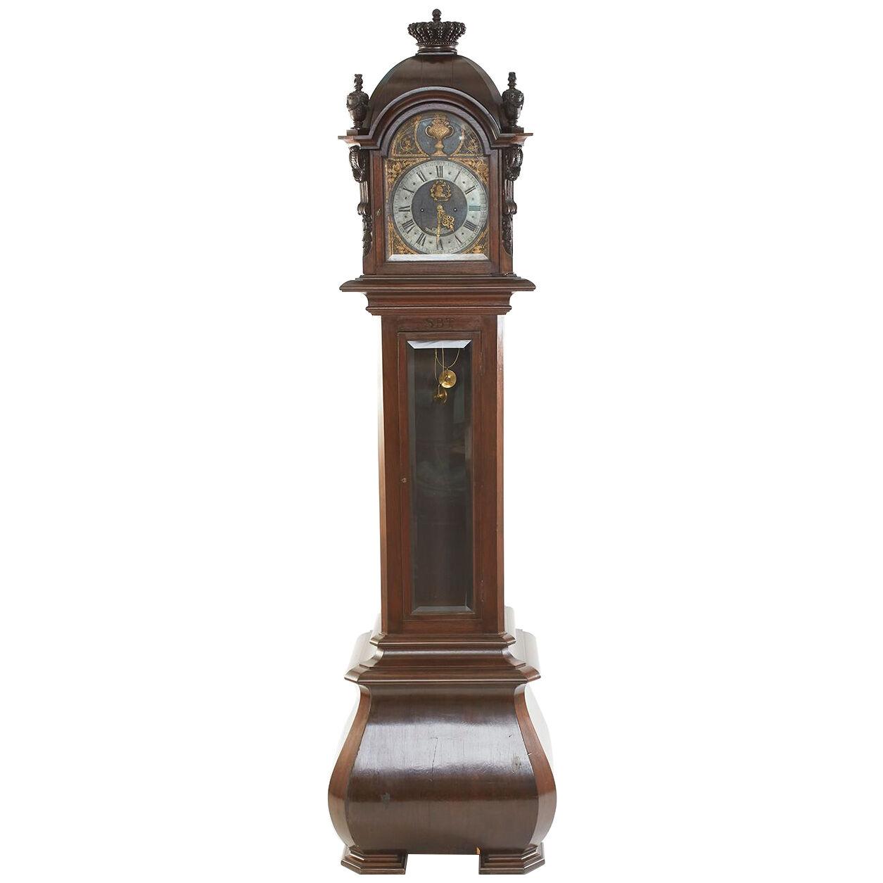 18th Century German Grandfather Clock
