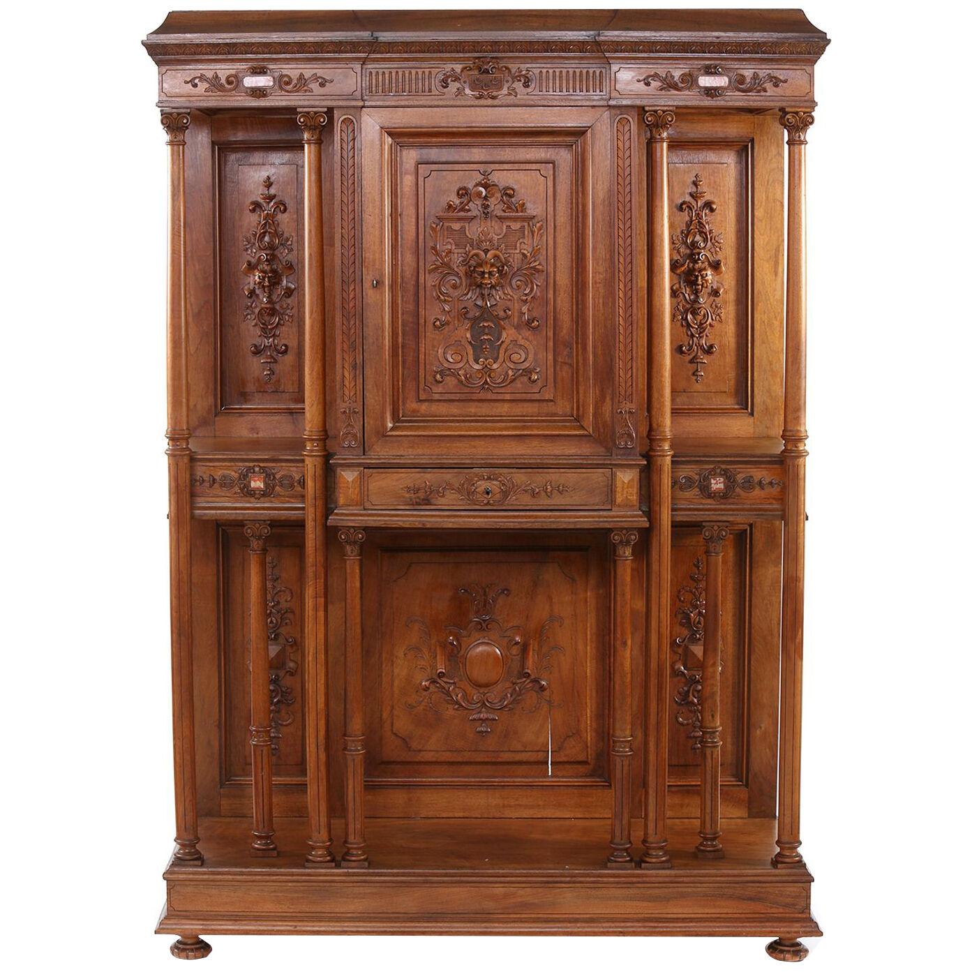 19th Century French Renaissance Revival Display Cabinet
