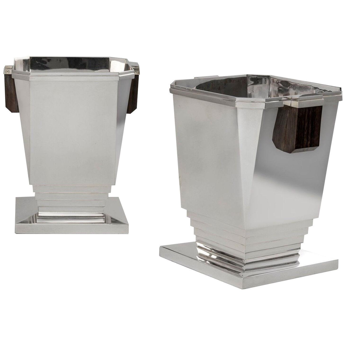 A Modern Pair of ‘Art Deco Style’ Wine Coolers