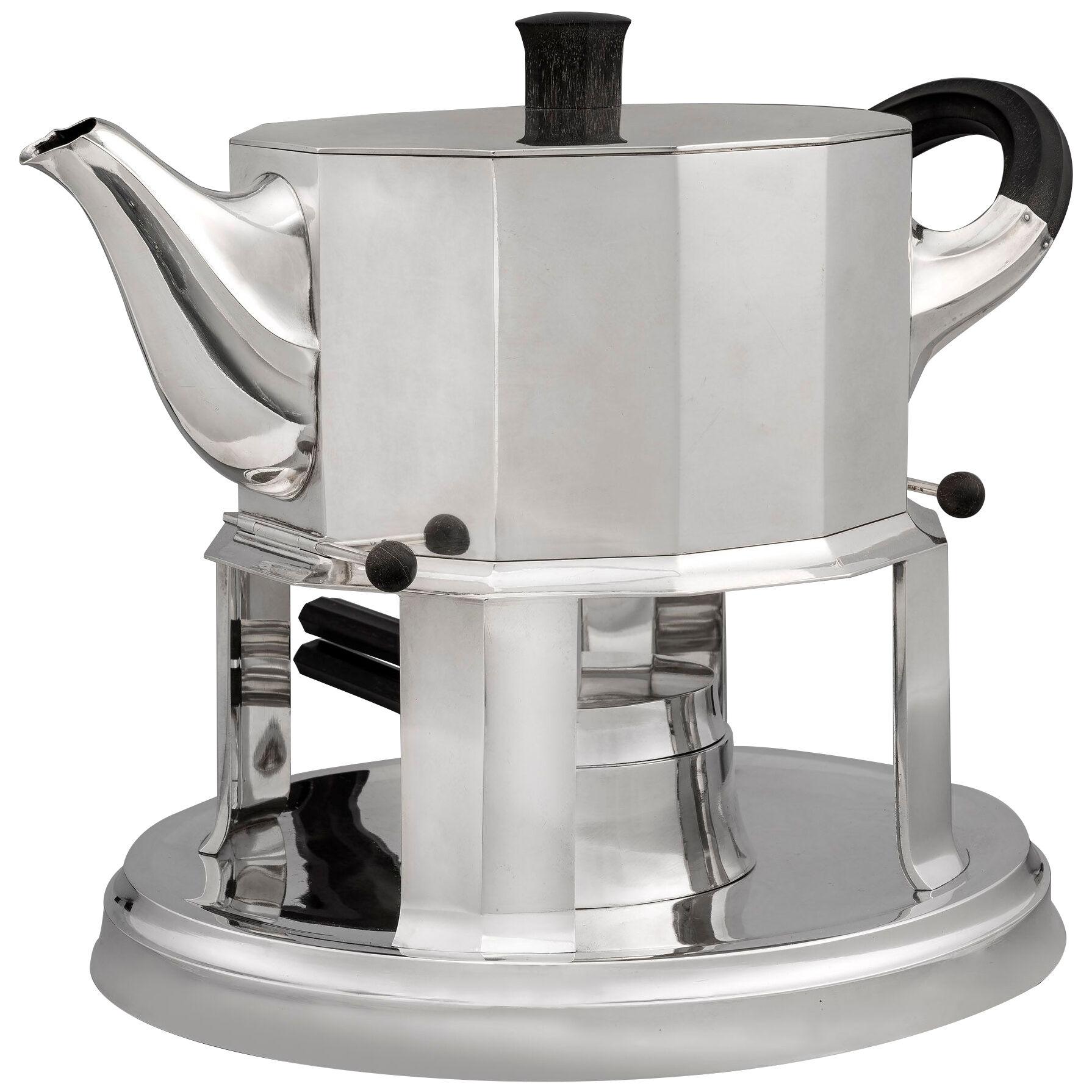 A Monumental Kettle on Lampstand