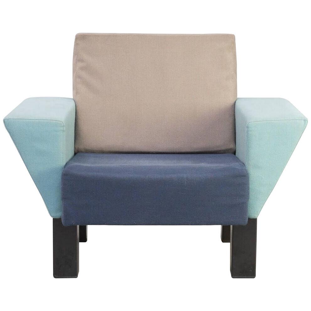 80s Ettore Sottsass ‘westside’ lounge chair for Knoll