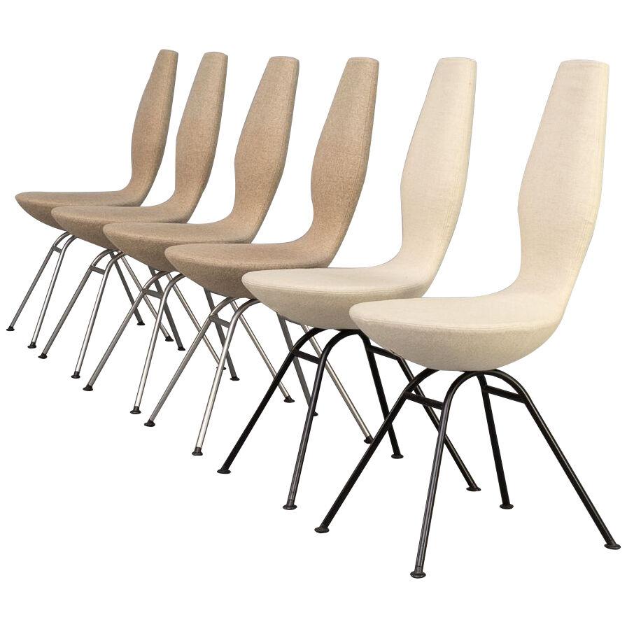 90s Olaf Eldøy dining chair ‘Date’ for Variér/Stokke set/6