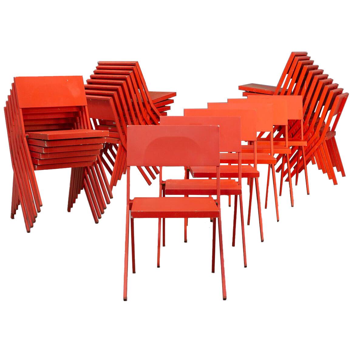 Jean Nouvel ‘mia’ stackable chair for EMU Italy set/40