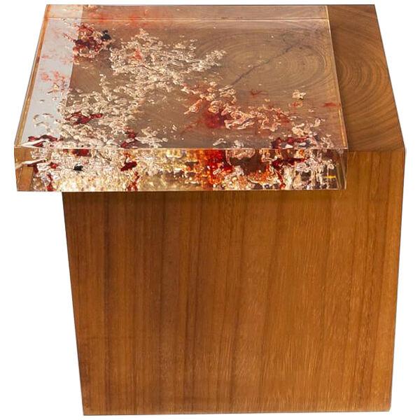 Sidetable ‘Sparkling of Ice, serie Cubi in Metamorfosi by Albert Alois