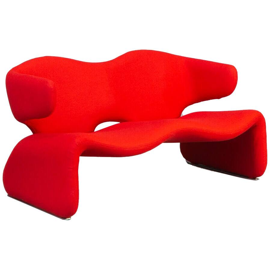 60s Olivier Mourgue ‘djin’ two seat sofa for Airborne
