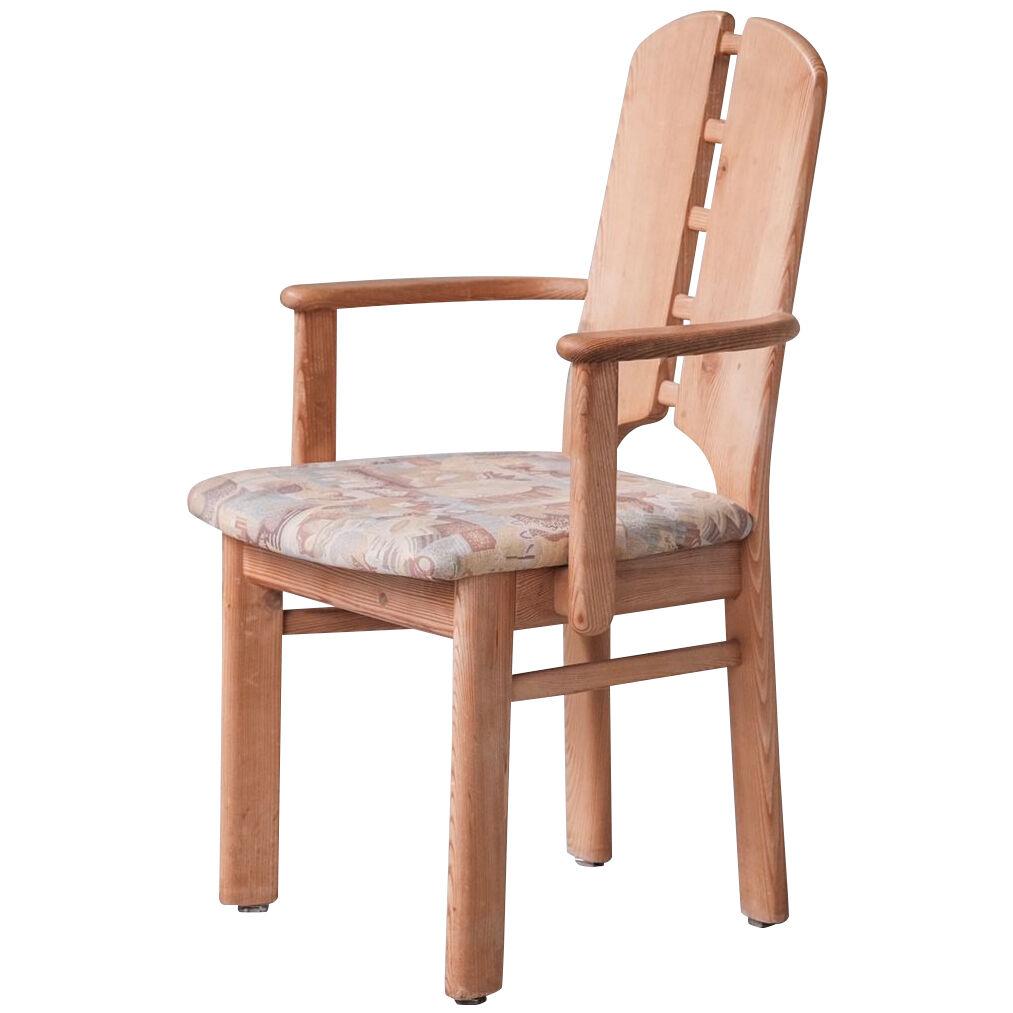 Set of Six Pine Mid-Century Danish Dining Chairs