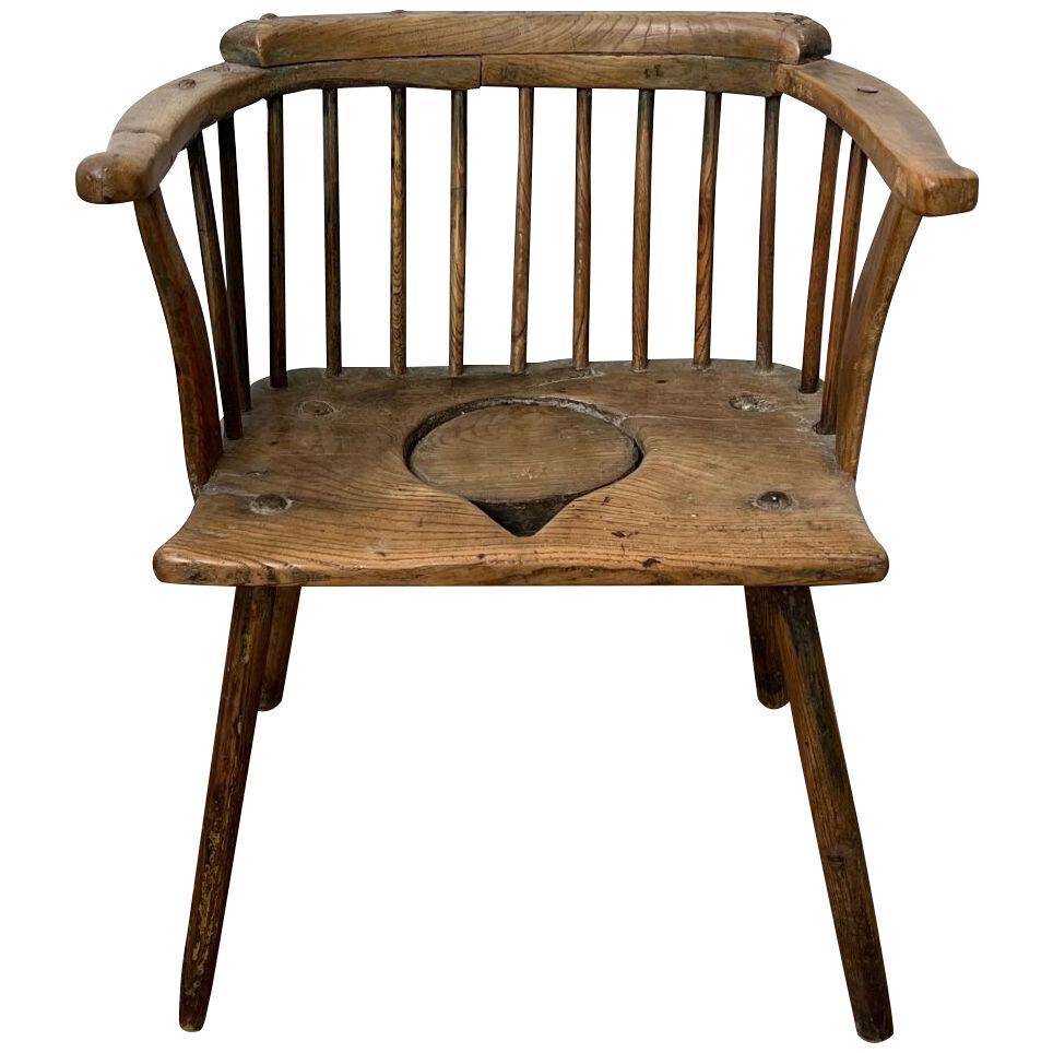 Antique Primitive Welsh Armchair