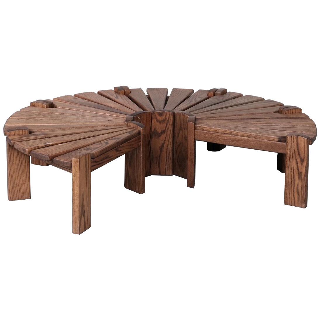 Brutalist Slatted Wooden Side Tables (7)