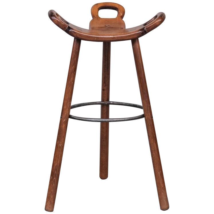 Brutalist Mid-Century 'Marbella' Bar Stools (up to 6 available)