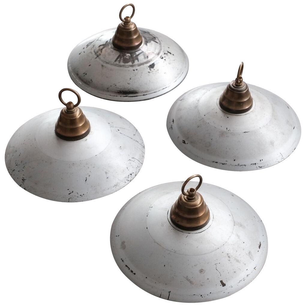 Antique French Mercury Pendant Lights (Up to 4)
