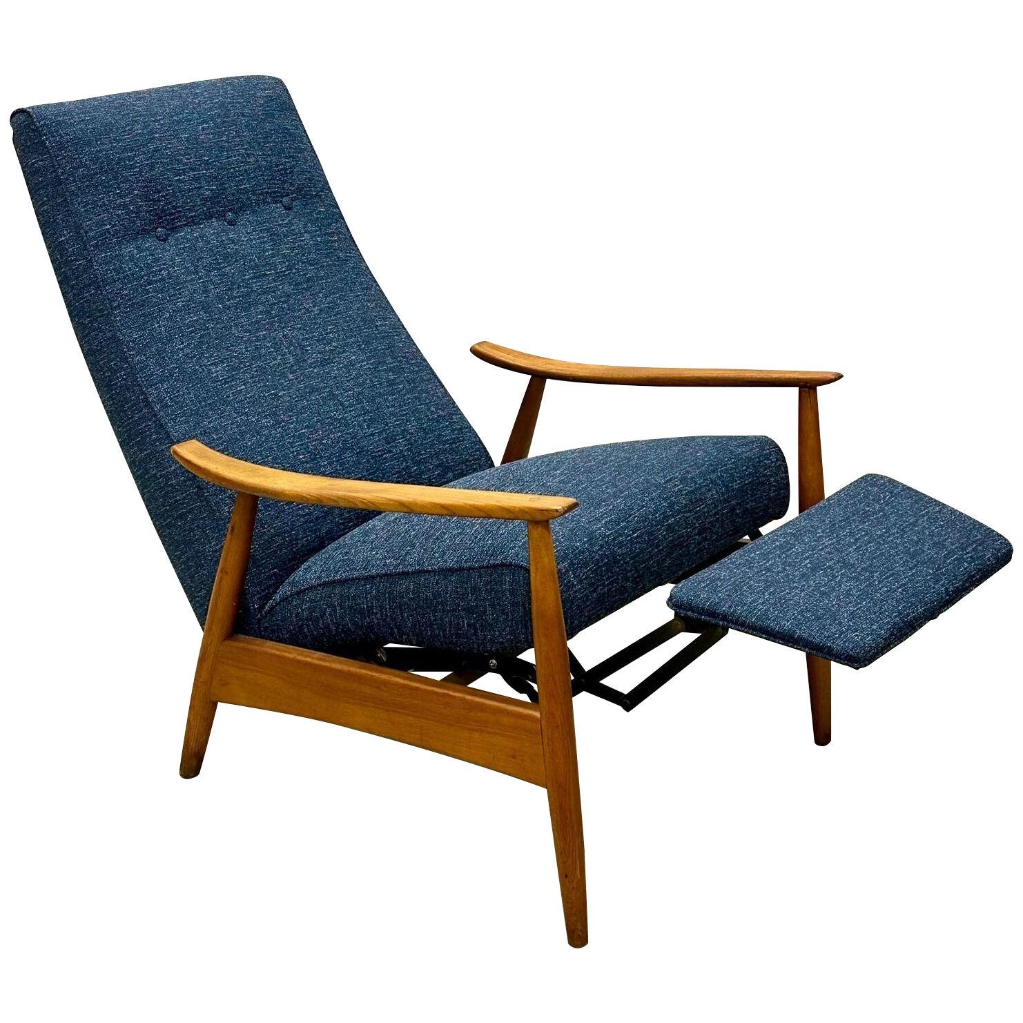 Mid-Century Modern Reclining Lounge Chair by Milo Baughman, Thayer Coggin, 1950s