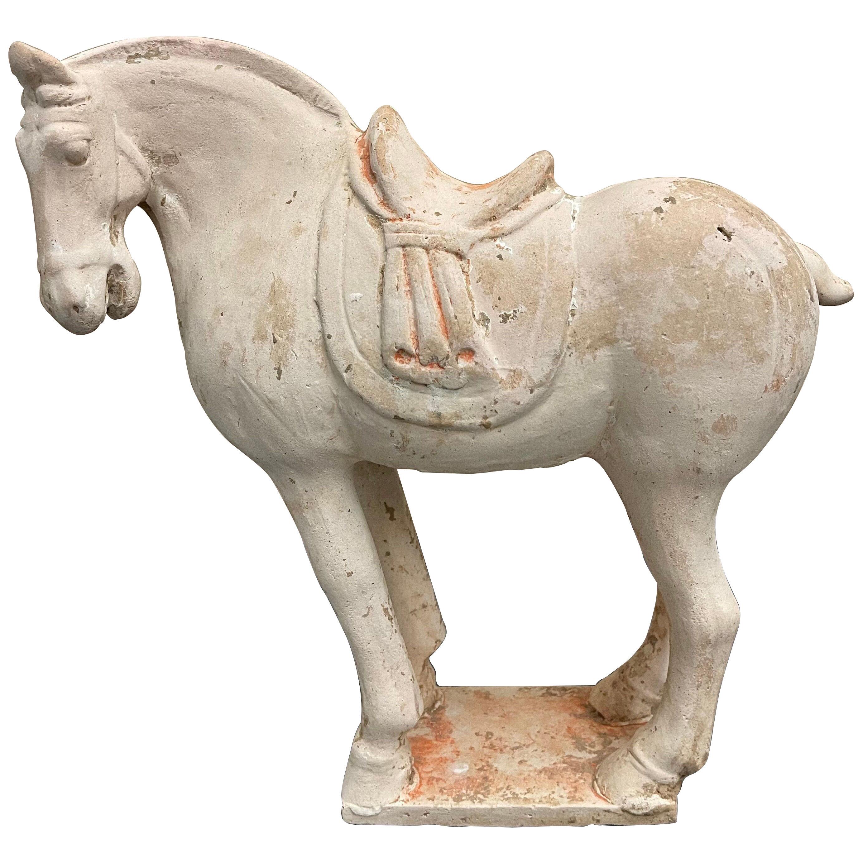 Antique Tang Style Pottery Horse