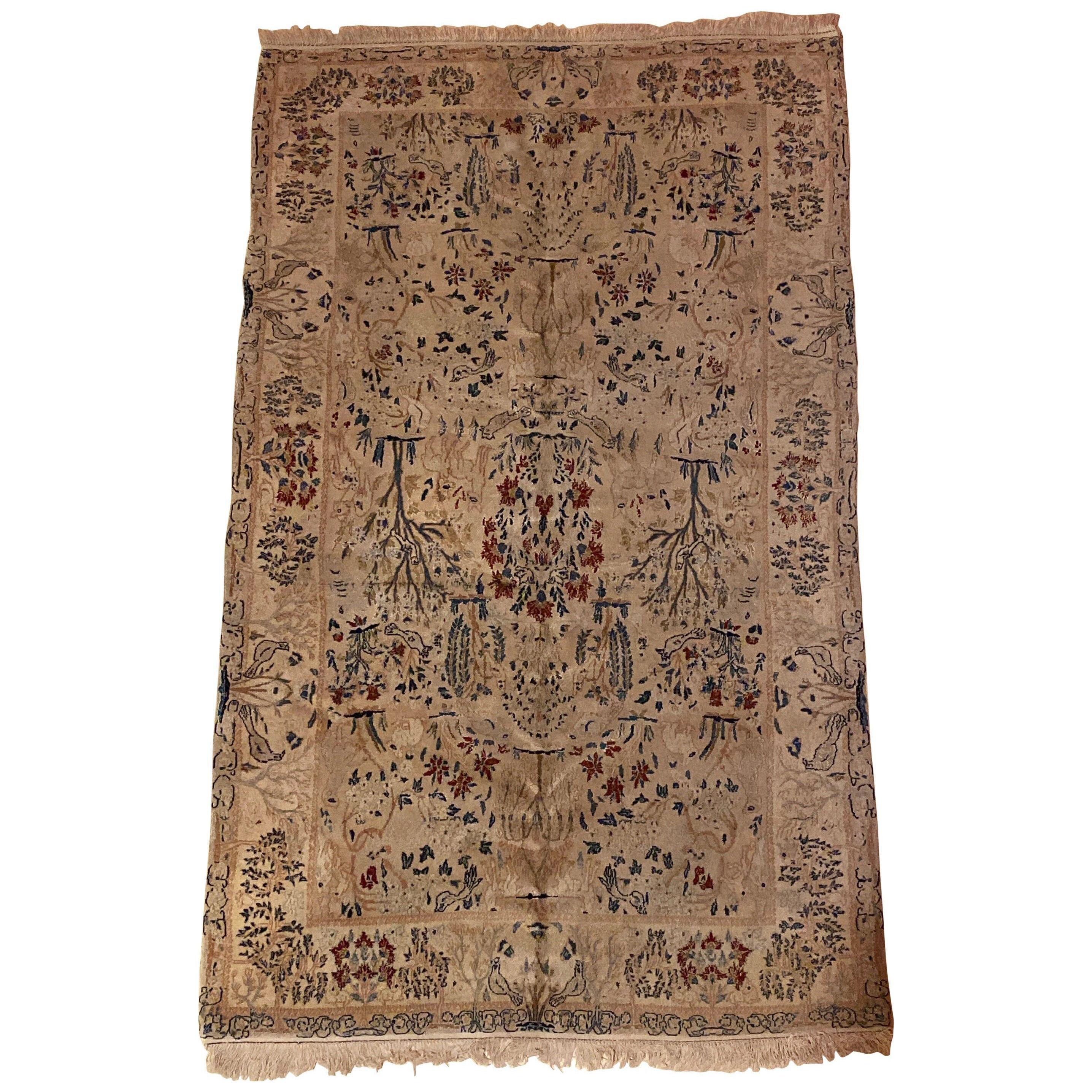 1970s Pakistani Wool Handwoven Carpet