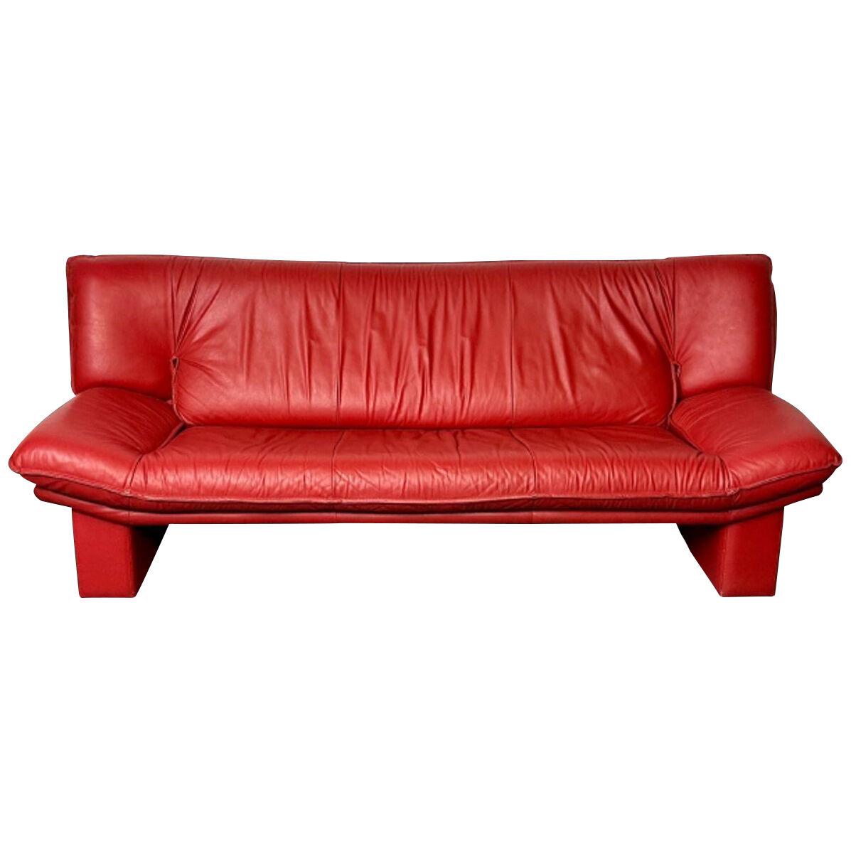 Italian Leather Sofa by FLEP S.P.A. Bitonto, Modern