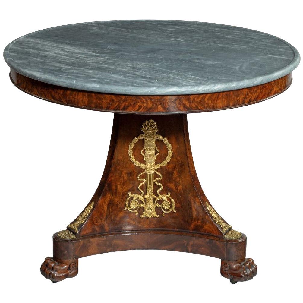A Superb Early 19th Century Gueridon Table