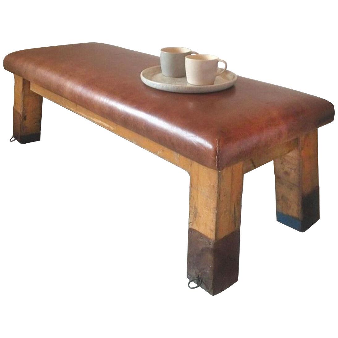 A 1930's Exercise Bench Coffee Table