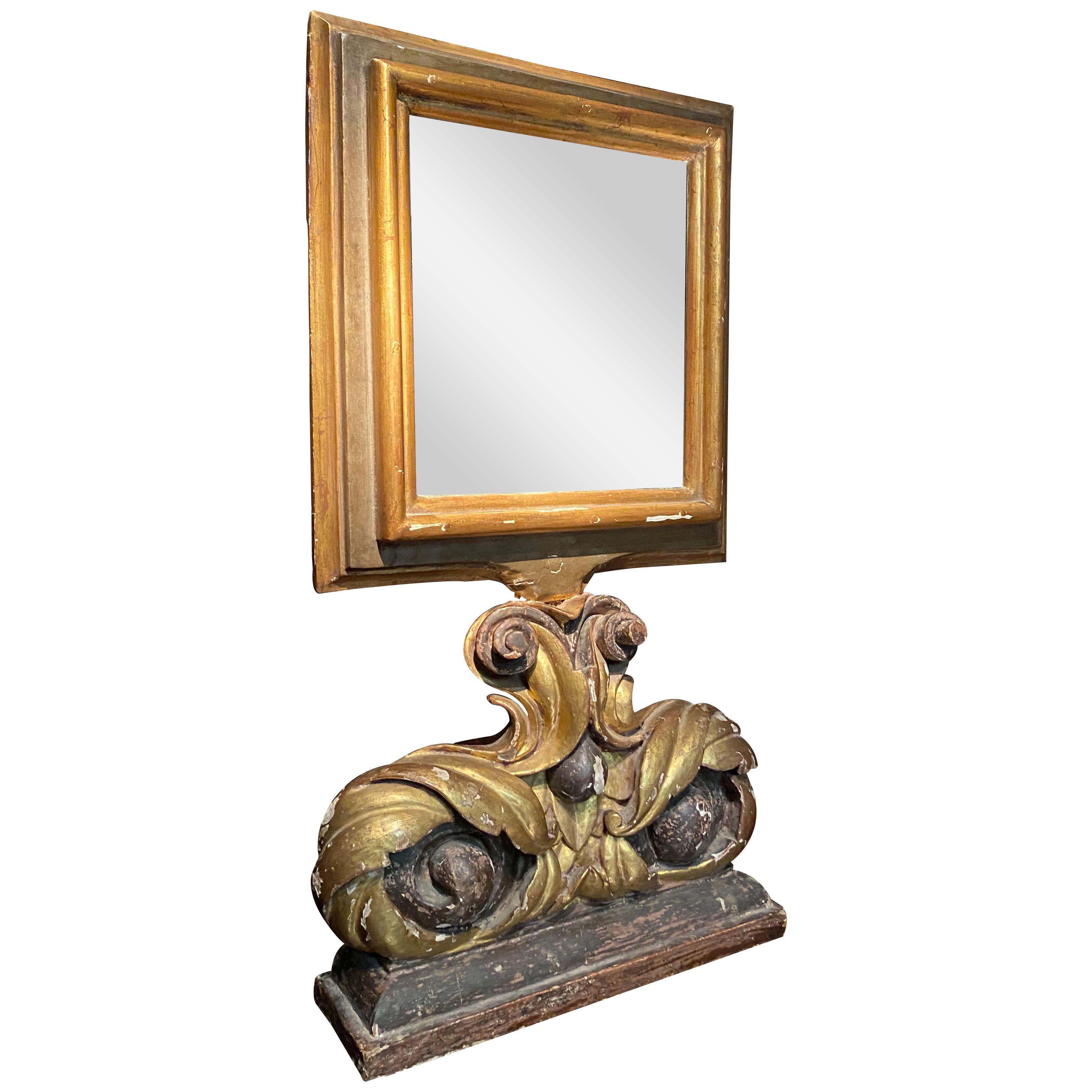 Italian Carved Guilded Mirror